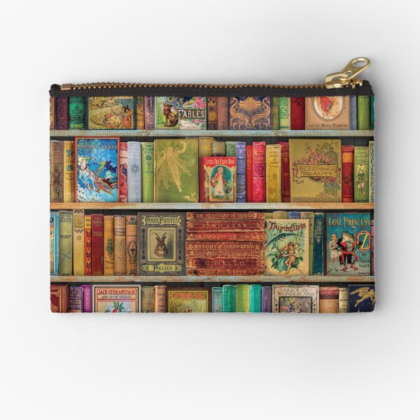 Bücherregal eines Tagträumers Täschchen