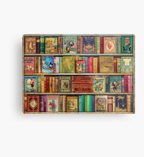 Das Bücherregal eines Daydreamer Metallbild