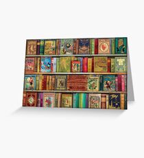 A Daydreamer's Book Shelf Greeting Card