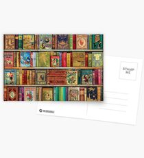 Das Bücherregal eines Daydreamer Postkarten