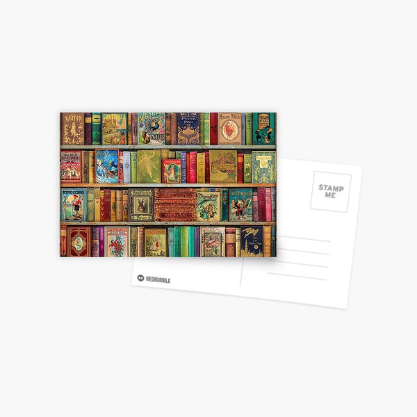 A Daydreamer's Book Shelf Postcard
