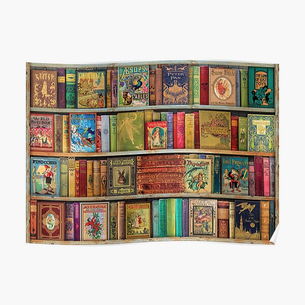 A Daydreamer's Book Shelf Poster