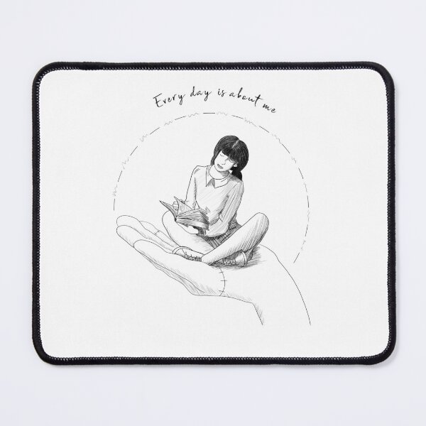 Item preview, Wednesday Addams, Every day is about me - Own Concept - Girl reading on top of Thing - Not Hamlet Design designed and sold by NotHamlet.