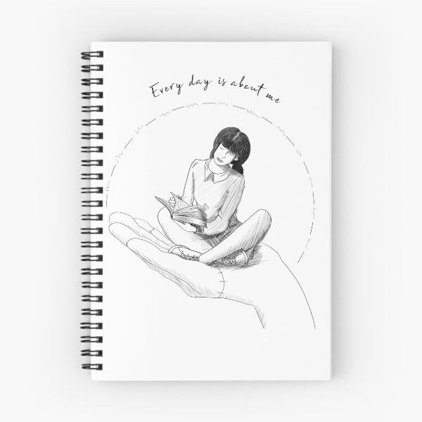 Item preview, Wednesday Addams, Every day is about me - Own Concept - Girl reading on top of Thing - Not Hamlet Design designed and sold by NotHamlet.