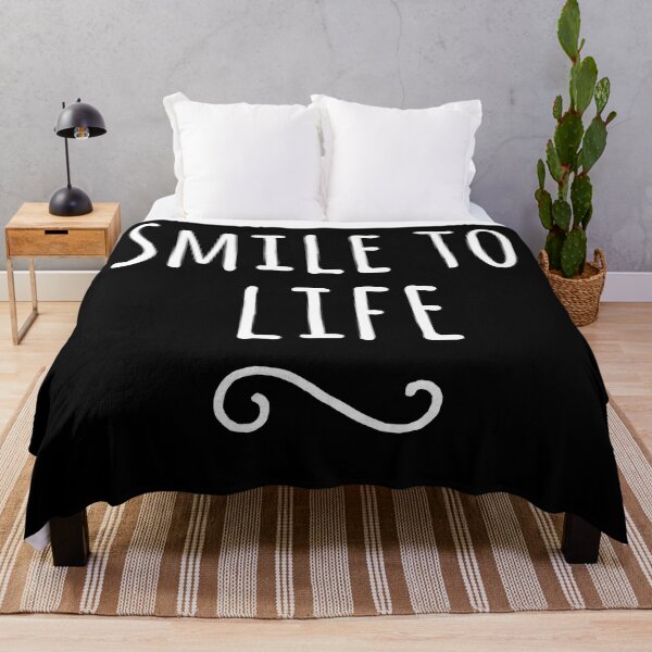 Item preview, Smile To Life - Positivity Quote designed and sold by EnzoVectorism.