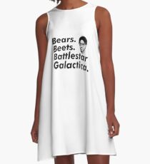 Bears, Beets, Battlestar Galactica A-Line Dress