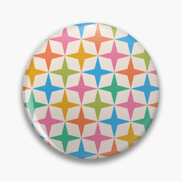 Item preview, Colorful Atomic Retro Starbursts Pattern  designed and sold by Yasminepatterns .