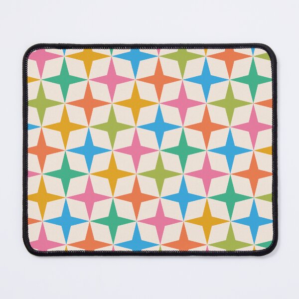 Item preview, Colorful Atomic Retro Starbursts Pattern  designed and sold by Yasminepatterns .