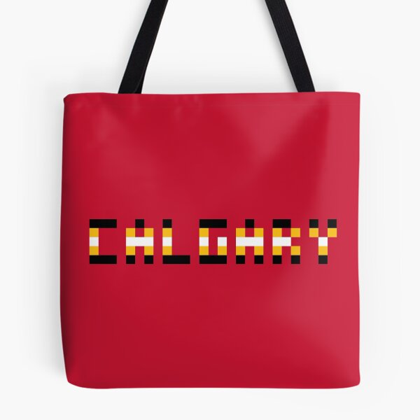 Item preview, Pixel NHL Calgary in Home Colors designed and sold by gkillerb.