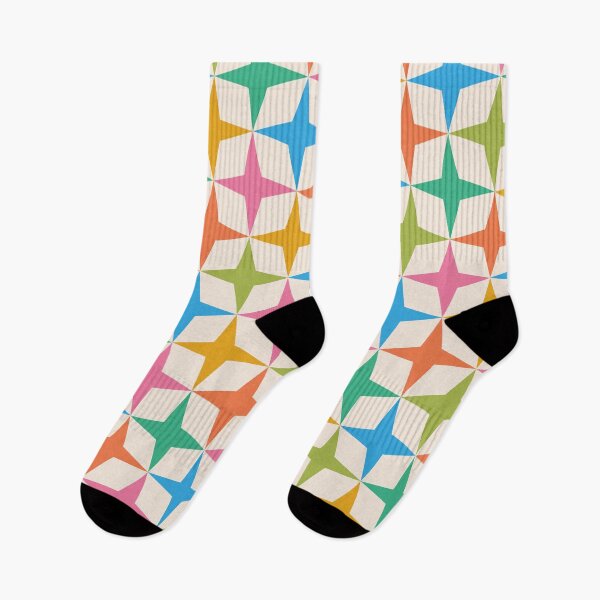 Item preview, Colorful Atomic Retro Starbursts Pattern  designed and sold by Yasminepatterns .