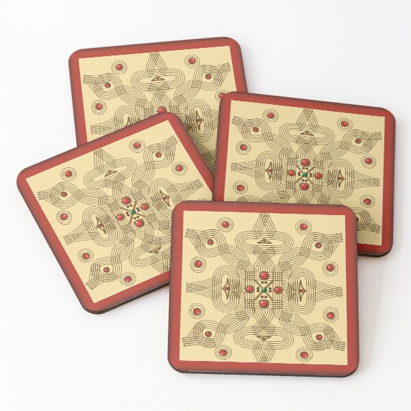Item preview,  kolam/muggu/Padi kolam -Sandal tile designed and sold by ShreecreatE.