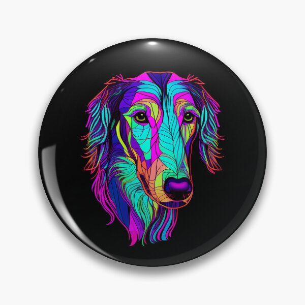 Item preview, Borzoi Dog Colorful Paint Splash designed and sold by rafaeltto.