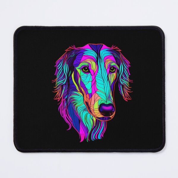 Item preview, Borzoi Dog Colorful Paint Splash designed and sold by rafaeltto.