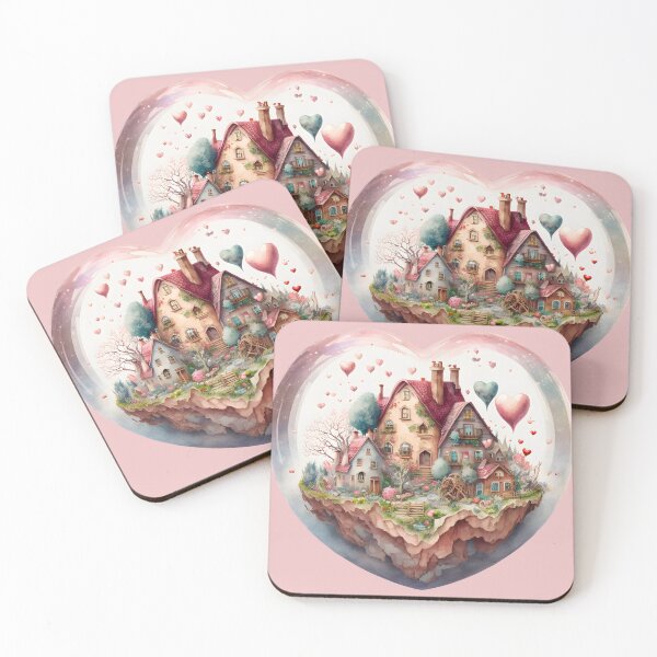 Item preview, Glass Heart Valentine, Village of Love, Home is where your Heart is designed and sold by Mumzy2many.