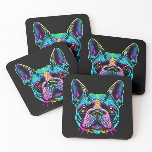 Item preview, Boston Terrier Dog Colorful Paint Splash designed and sold by rafaeltto.