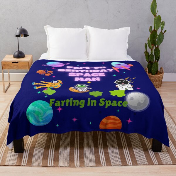 Item preview, Happy Birthday Fart On Space Man Greeting Card designed and sold by Willyboy16.