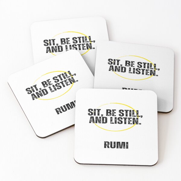 Item preview, Rumi quote on stillness designed and sold by Ioana1.