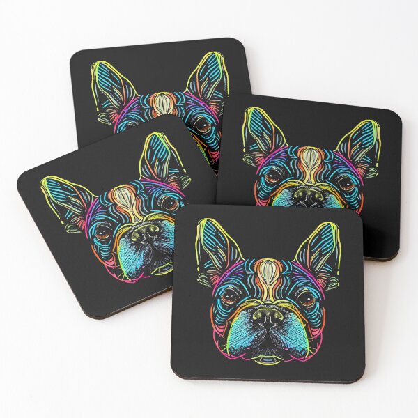 Item preview, Boston Terrier Dog Colorful Paint Splash designed and sold by rafaeltto.