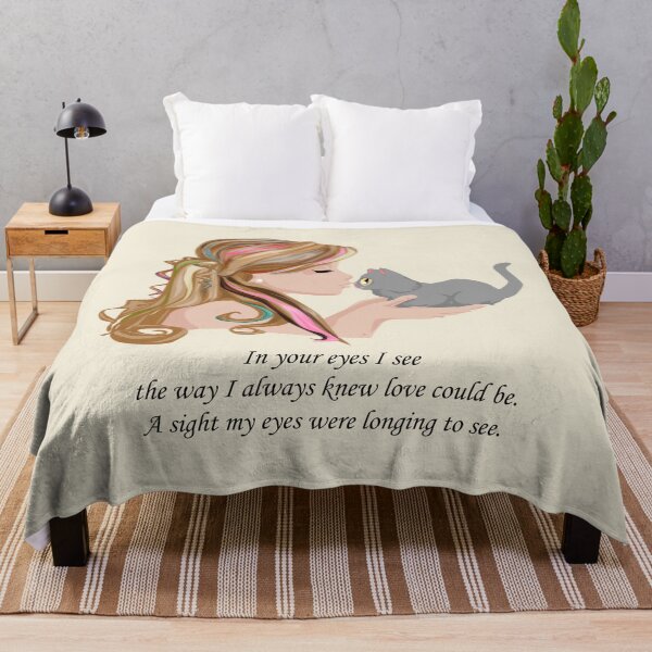 Item preview, Woman Kissing Kitten: In your eyes I see, the way I always knew love could be.  designed and sold by SomeGuyLou.
