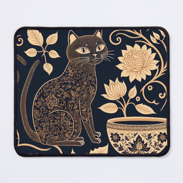 Item preview, Coffee and Blue Beige Cat Design  designed and sold by Juliascutecornr.