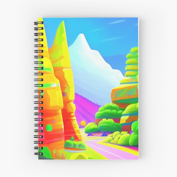 Item preview, Colorful surreal landscapes scenery with vibrant colors 41 designed and sold by vishalraifx.