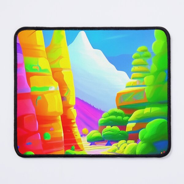 Item preview, Colorful surreal landscapes scenery with vibrant colors 41 designed and sold by vishalraifx.