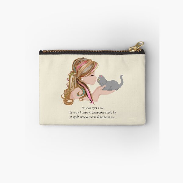 Item preview, Woman Kissing Kitten: In your eyes I see, the way I always knew love could be.  designed and sold by SomeGuyLou.