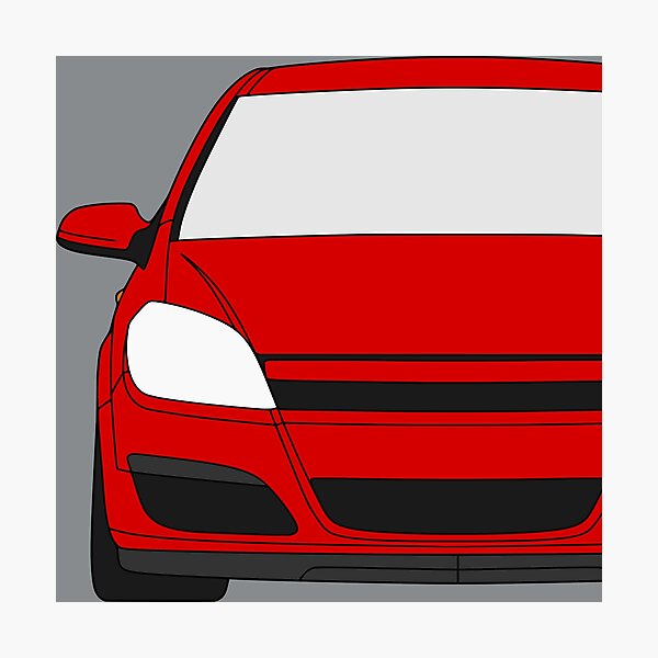 Item preview, Opel Vauxhal Holden Astra H 2004-2007 color rojo designed and sold by EdimDesign.