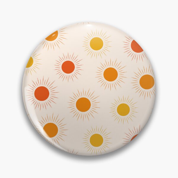 Item preview, Colorful retro  boho sun pattern in orange, yellow and red  designed and sold by Yasminepatterns .