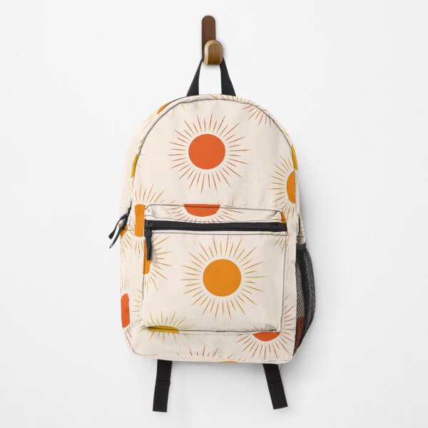 Item preview, Colorful retro  boho sun pattern in orange, yellow and red  designed and sold by Yasminepatterns .