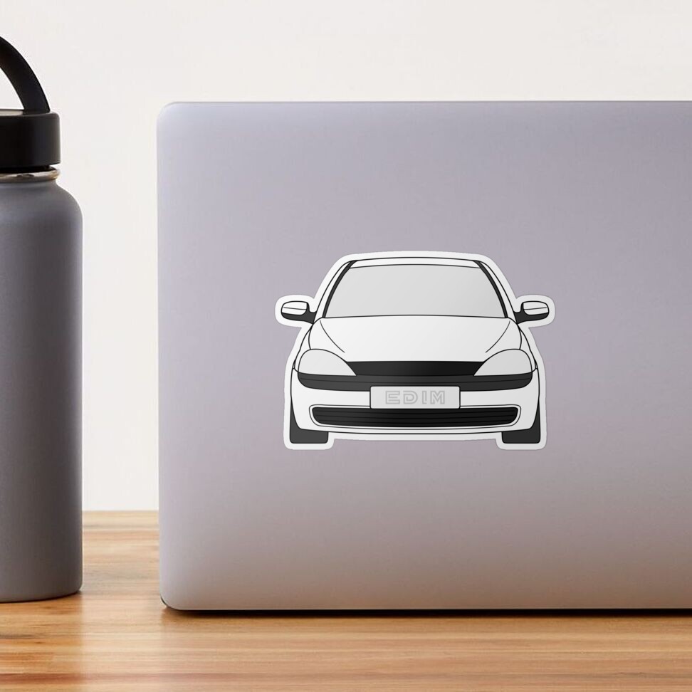 Made In Uk Barcode Funny Car Stickers Decals Vauxhall Corsa Nova Astra - Foto 6