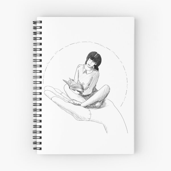 Item preview, Wednesday Addams, Girl reading on top of Thing - Own Concept -  Not Hamlet Design designed and sold by NotHamlet.