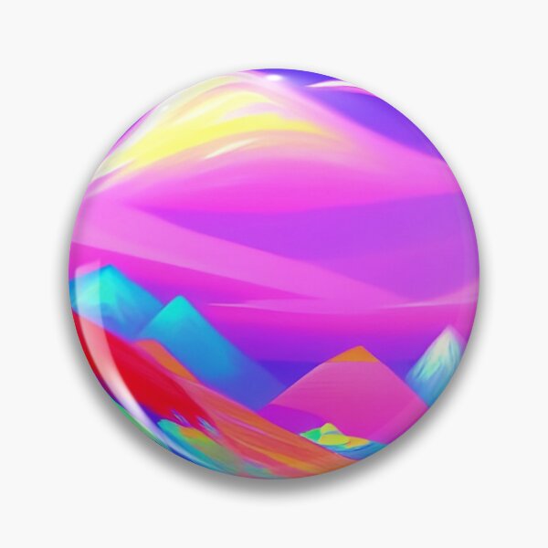 Item preview, Colorful surreal landscapes scenery with vibrant colors 44 designed and sold by vishalraifx.