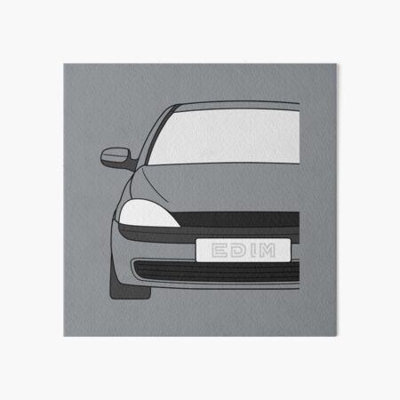 Opel Corsa D 3-Door vector drawing