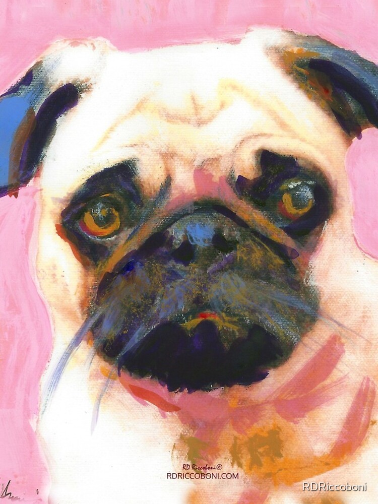 Thumbnail 4 of 4, iPhone Case, Pink Pug designed and sold by RDRiccoboni.