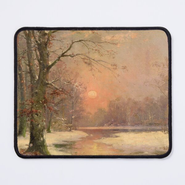Item preview, Winter scenery - Sunset in a winter landscape by Adolf Kaufmann designed and sold by AR-shop.