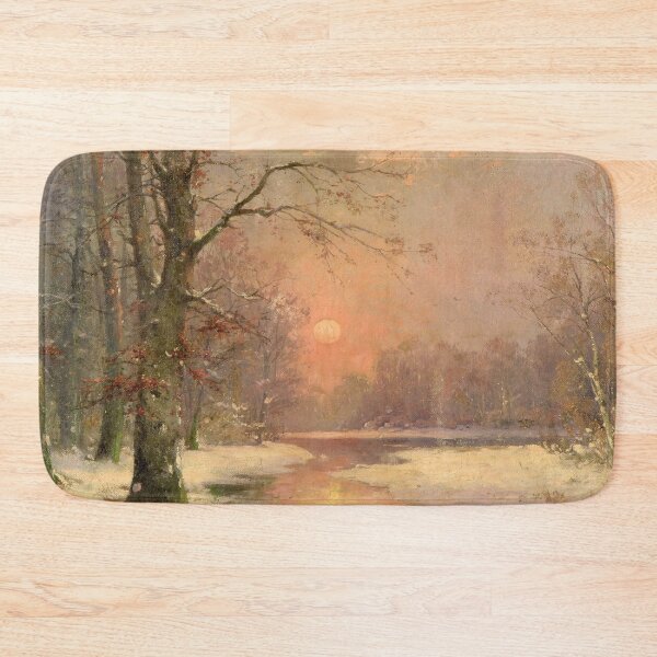 Item preview, Winter scenery - Sunset in a winter landscape by Adolf Kaufmann designed and sold by AR-shop.