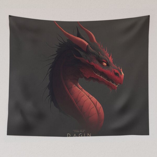 Aperçu de l'œuvre Dragon chinois logo  créée et vendue par Olivier Dean.