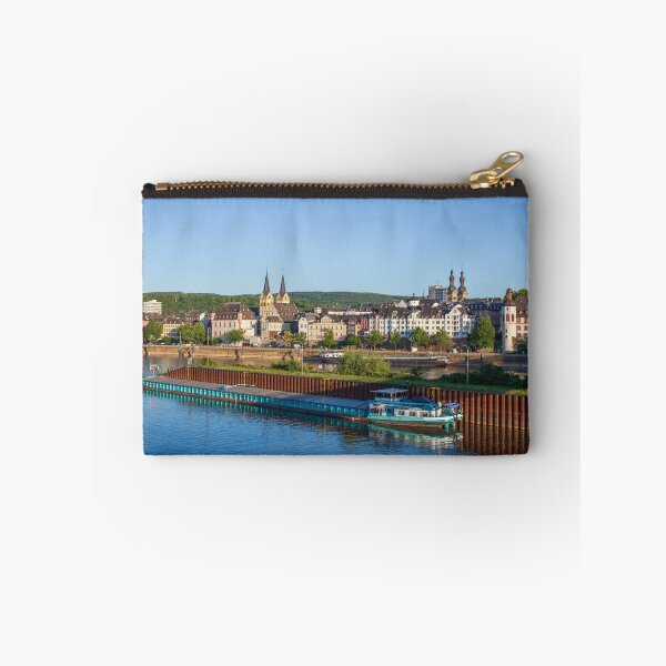 Item preview, Peter-Altmeier-Ufer on the Moselle with the old town in the evening light designed and sold by Torsten  Krüger.