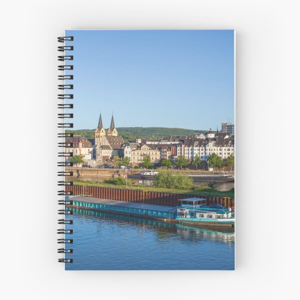 Item preview, Peter-Altmeier-Ufer on the Moselle with the old town in the evening light designed and sold by Torsten  Krüger.