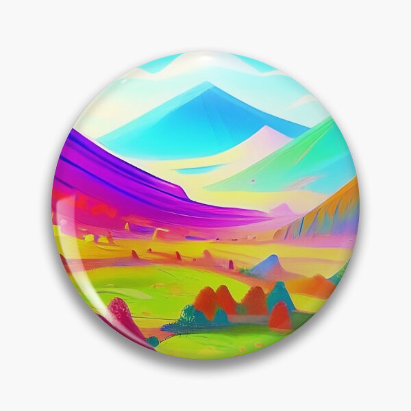 Item preview, Colorful surreal landscapes scenery with vibrant colors 45 designed and sold by vishalraifx.