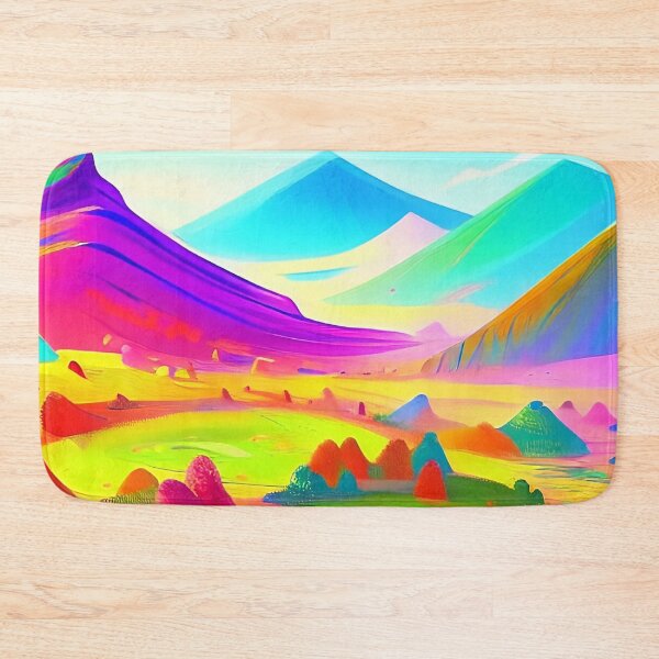 Item preview, Colorful surreal landscapes scenery with vibrant colors 45 designed and sold by vishalraifx.