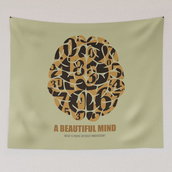 Item preview, A Beautiful Mind - Alternative Movie Poster designed and sold by MoviePosterBoy.