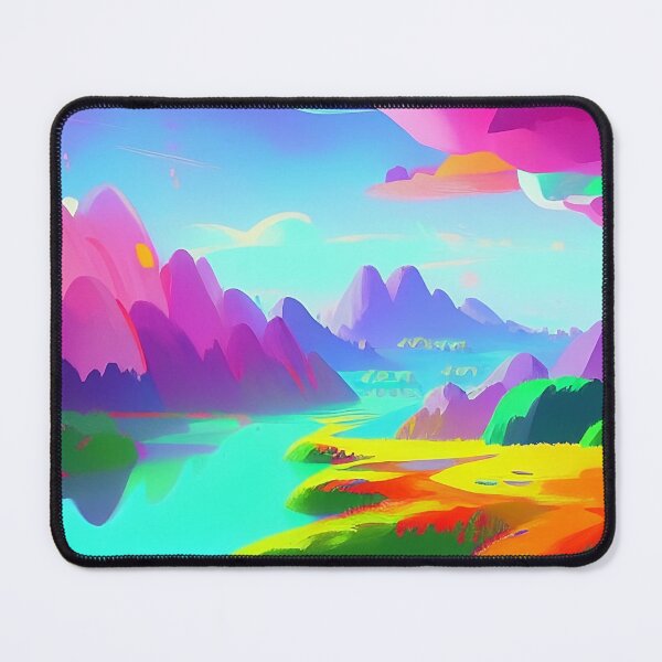 Item preview, Colorful surreal landscapes scenery with vibrant colors 46 designed and sold by vishalraifx.