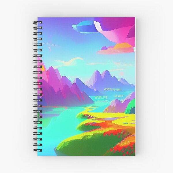 Item preview, Colorful surreal landscapes scenery with vibrant colors 46 designed and sold by vishalraifx.