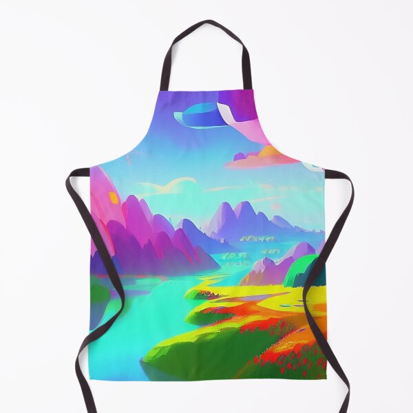 Item preview, Colorful surreal landscapes scenery with vibrant colors 46 designed and sold by vishalraifx.