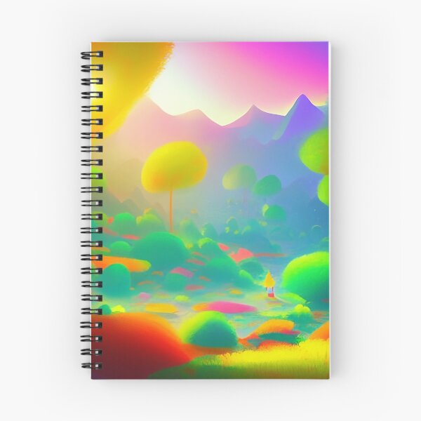 Item preview, Colorful surreal landscapes scenery with vibrant colors 47 designed and sold by vishalraifx.