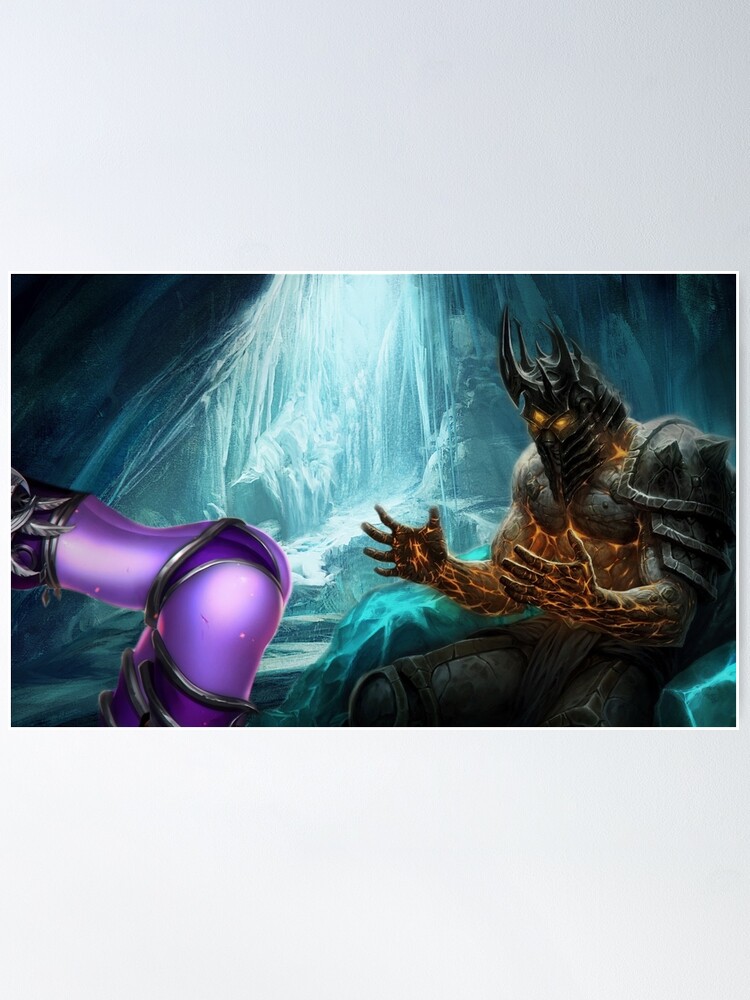 Rise and fall of the lich king Poster for Sale by SprinT-Shirt