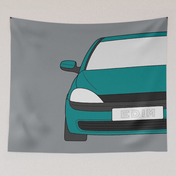 Item preview, Opel Vauxhall Corsa C Holden Barina 2000-2003 turquoise color designed and sold by EdimDesign.