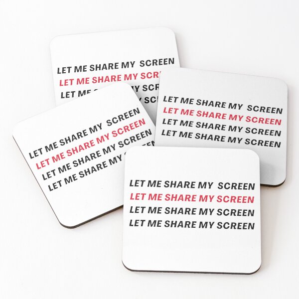 Item preview, Let Me Share My Screen - Consulting and Agency Humor designed and sold by freshdesign2023.